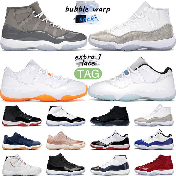 

11s basketball shoes men women cool cap sky blue ivory and watermelon gown jumpman 11 legend blue platinum tint concord bred mens sports sne