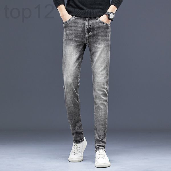 

men's jeans designer autumn trend jeans men's g little bee personality slim fit small feet long pants men 4xhi, Blue