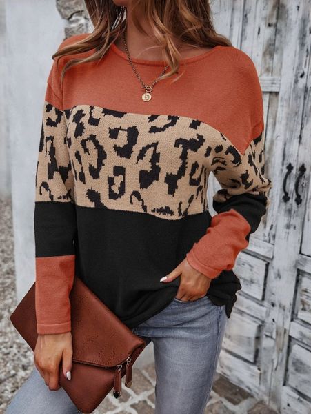 

cut and sew drop shoulder sweater u62l#, White;black