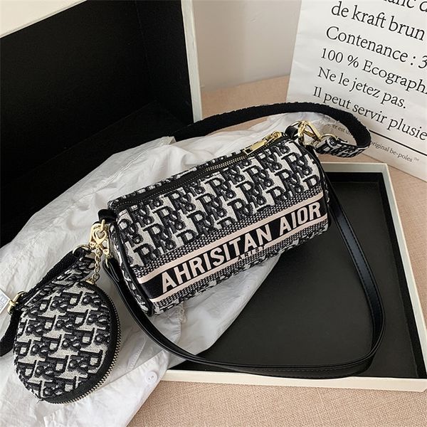 

women's printed pillow versatile one messenger cylinder 55% off holesale store