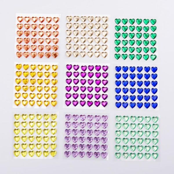 Geschenkverpackung Scrapbooking Sticker Multicolor Decal Mini Stylish Mode Bling Strassstones MuralGift