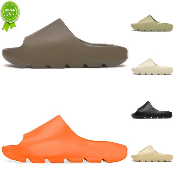 

2022 designer sandals men woman slippers black white green resin pure ochre patt