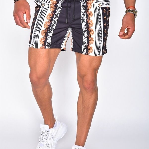 

mens quick-dry swim shorts summer fashion beach trunks print 220425