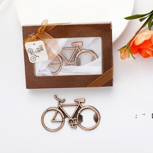 Abridor de garrafas de bicicleta de cobre abridor de bicicleta vintage abridores de cozinha metal para ciclismo amante casamento favorita presente