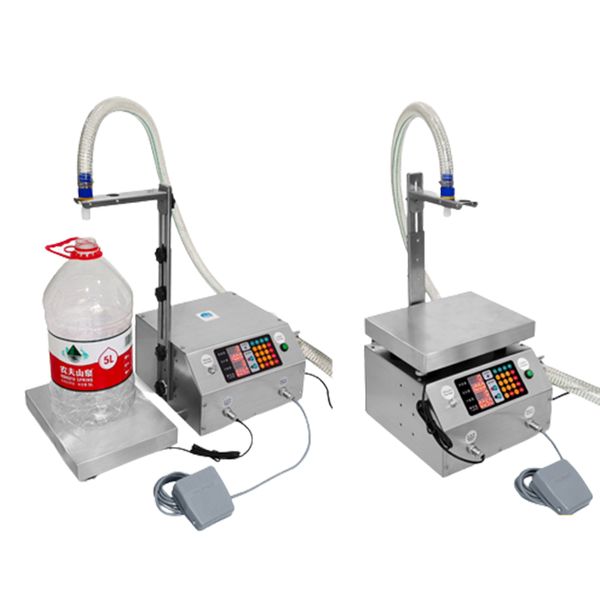 Máquina de dispensação quantitativa de pesagem automática Alta máquina de enchimento de líquido de líquido comestível de líquido comestível Máquina de encher líquido