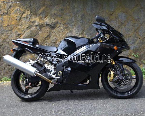 Schwarzes Motorrad 2003 2004 für Suzuki GSXR1000 Motorradverkleidungen GSX-R1000 K3 03 04 GSX-R 1000 Verkleidungsset (Spritzguss)