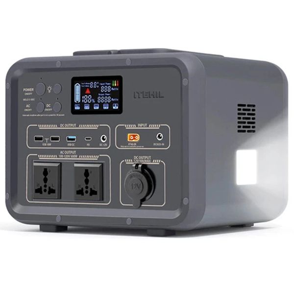 

1pc itehil it500 500w lifepo4 portable power station fast charging with led display for camping outdoor rv