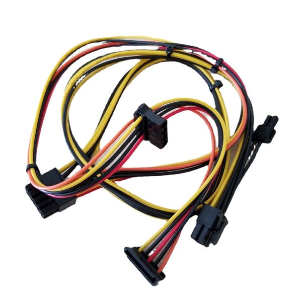 Placa-mãe 10pin para PCI-E 8pin SATA 4pin ide molex adaptador de cabo de cabo de cabo para hp dl380g6 servidor