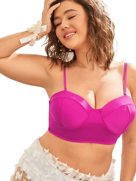 

plus push up bikini v3om#, Black
