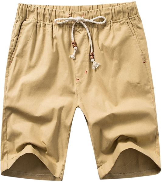 

walk men's linen casual classic fit short b311 y9zo#, White;black