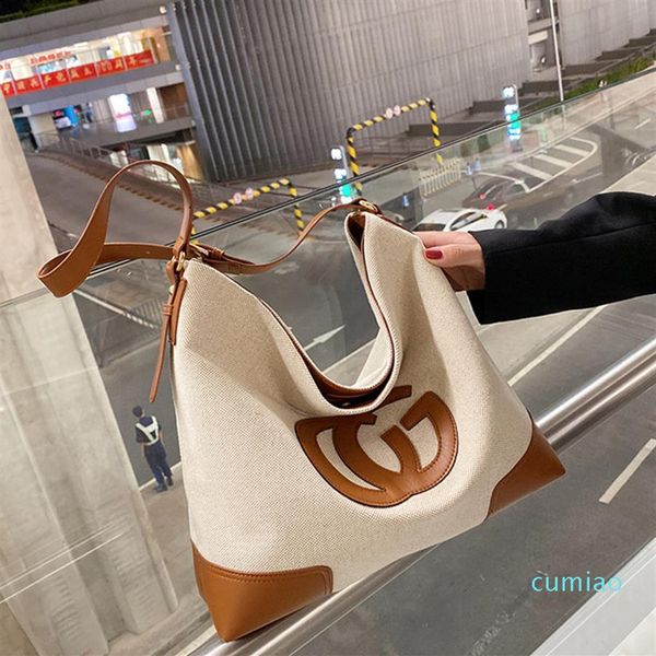 

designer handbags large capacity women's summer 2021 autumn and winter new fashion canvas single shoulder bag commuter portab248j