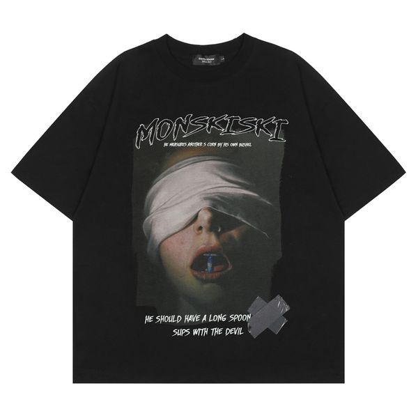 

hip hop t shirt men graphic short sleeve t-shirt cotton tee, Black;brown