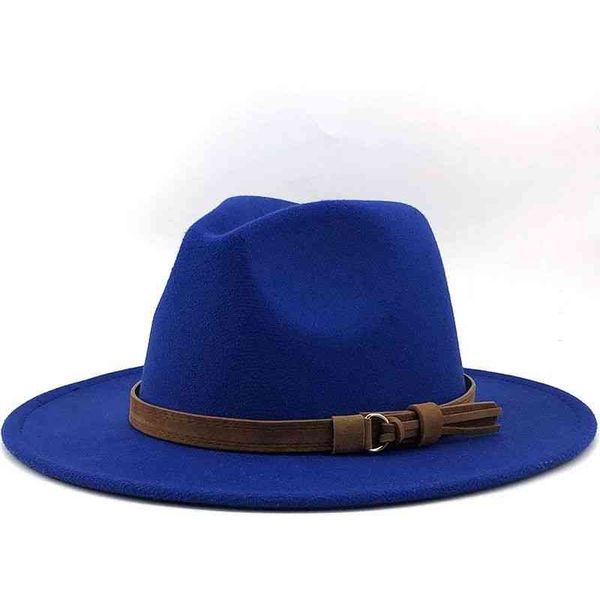 

designer trucker straw cowboy hat man woman wide brim felts men women panama trilby, Blue;gray