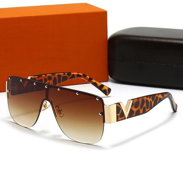 

Womans Sunglasses High Quality Mens Sun glasses UV Protection Men Designer Eyeglass Gradient Metal Box Optional