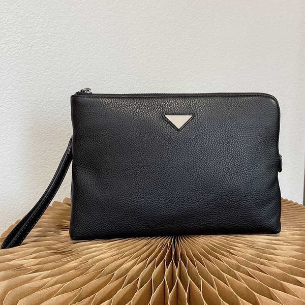 

designer men black clutch bags cow leather envelope bag luxurys handbag card holder fashion purse