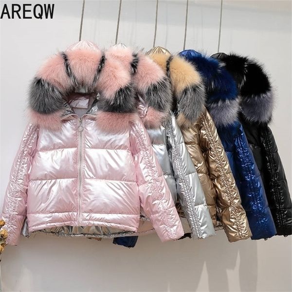 

autumn winter faux fur hooded thick coat pink women cropped jacket woman coats winter 201127, Black