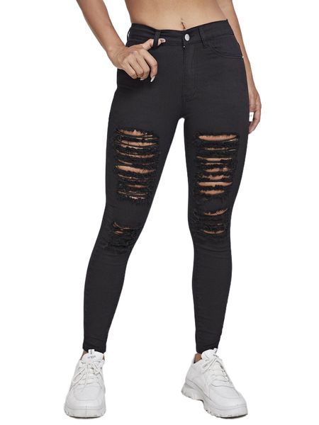 

ripped skinny jeans z59r#, Blue