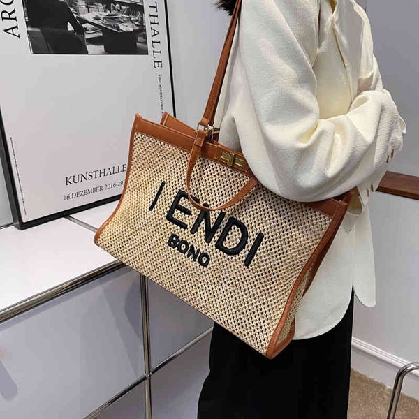 

factory direct 68% off 2022 letter new small fresh simple straw woven fashion ins wind trend women's bag single shoulder messenger bag