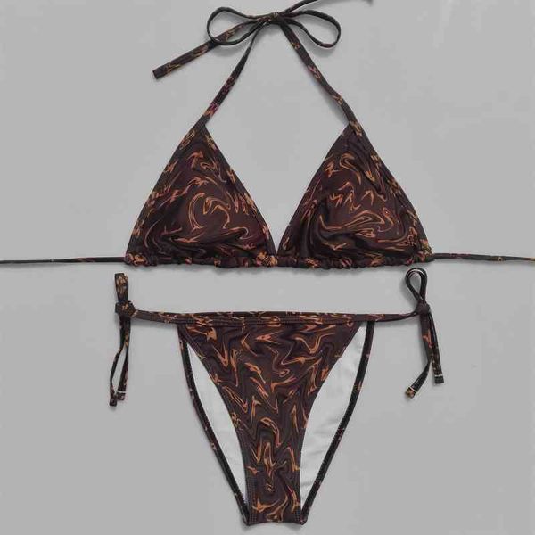 

women's swimwear bikini swimsuit women's triangle pack sub swimsuit dahong factory 95q7, White;black