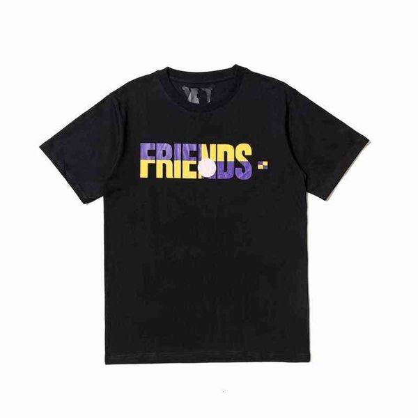 

designer mens t-shirts vlones spring and summer big v brand vlones life crew neck short sleeve tshirt, White;black