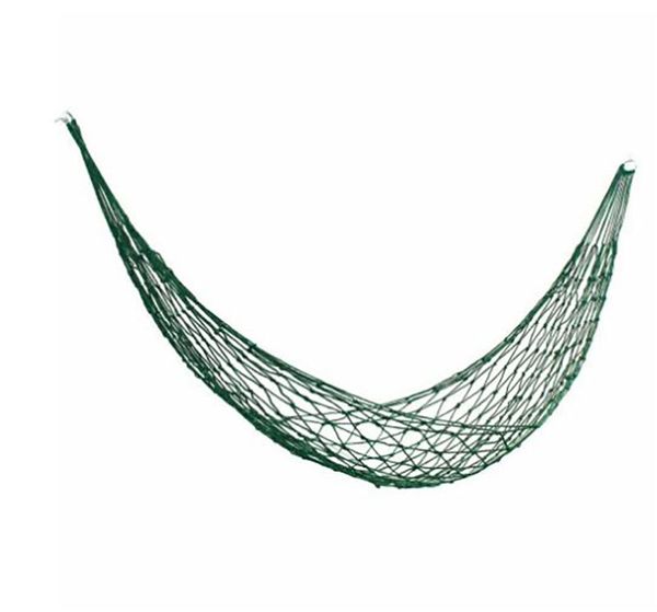 Esporte ao ar livre hammock acampamento hammocks rede malha de nylon corda com ganchos para jardim na praia viajar 3 cor seleção