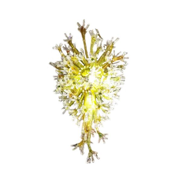 

100cm amber color murano glass snowflake chandelier lighting l decoration art