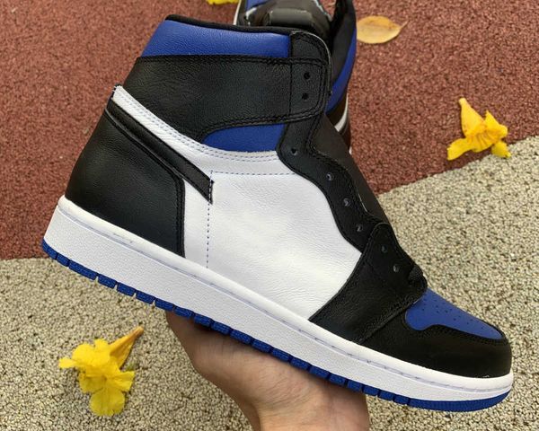 

mens 1 high og basketball shoes jumpman 1s black white game royal men women sneakers trainers with box
