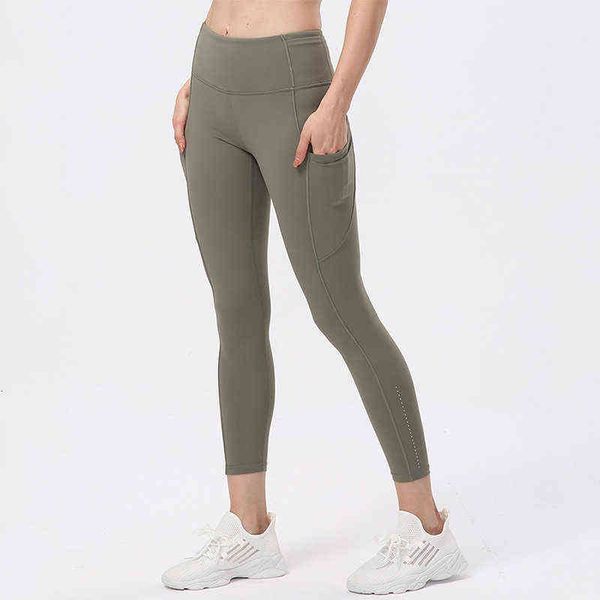 

leggings clothing yogaworld women high waist yoga tight 7/8 pants pad fitness girls joggers running speed dry black gray purple blue spandex