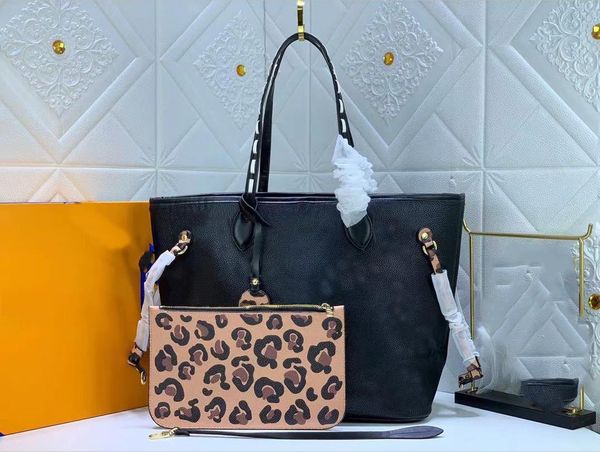 En Yüksek Kalite Moda Klasik Çanta Tüm Maç Onthego Orta Tote Kadın Çanta Havuz Monogramları Tarafından Kabartma Omuz Çantası