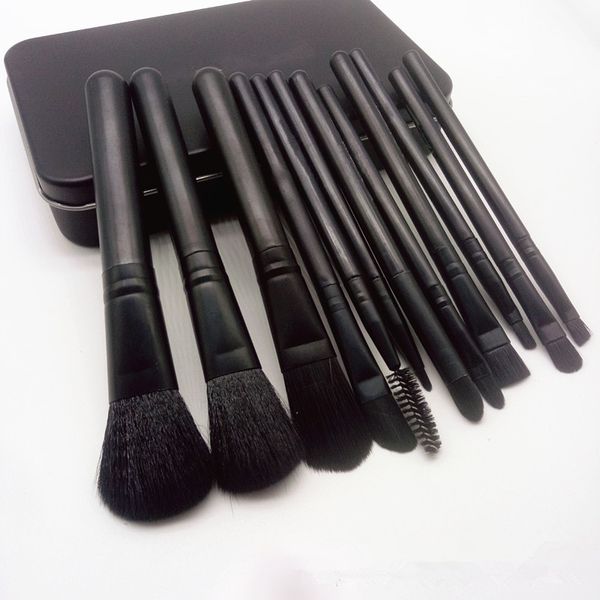 M Ferramentas de maquiagem 12 PCs compõem pincéis de kit de viagem viagens de beleza Profissional Fundação Sombra Cosmética Brush