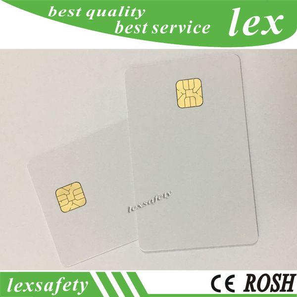 

100pcs lot contact smart blank fm4428 chip ic card with 4428 chip 4428 pvc cards for printer