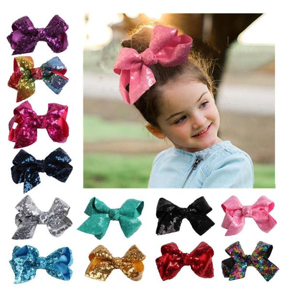 Gioielli per bambini Moda Paillettes Arco Tornante Ragazze Vesti Accessori per capelli Decorazione Principessa Tornante Regalo di compleanno