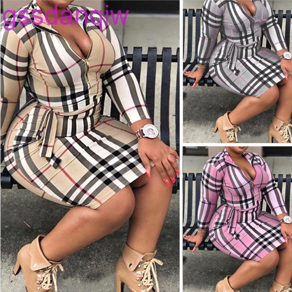 

casual dresses plus size women's plaid fashion classic clothing big sizes dress slim plaids skirt women trendy skirts l-5xl, Black;gray