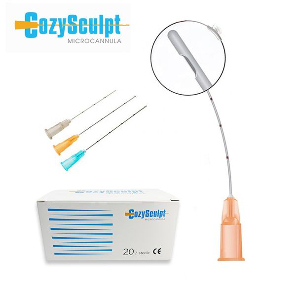 

filler cannula cozysculpt disposable microcannula beauty items lip butt injection needle blunt tip with ce certificate beauty clinic