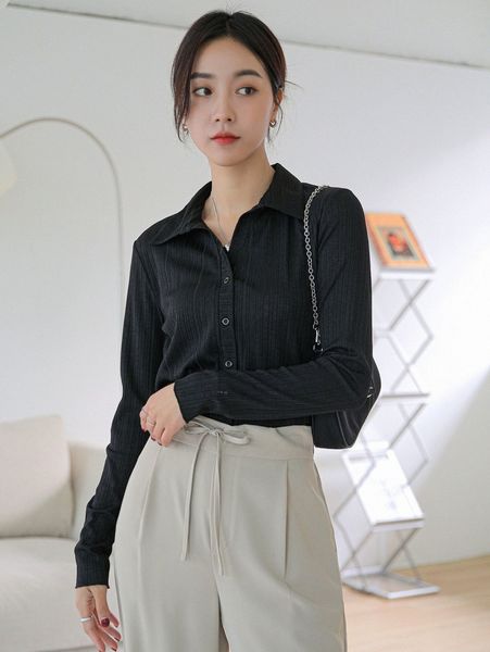 

dazy solid button front tee r1gj#, White