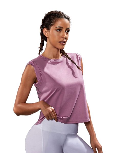 

absorbs sweat breathable sports tank z5s7#, Gray