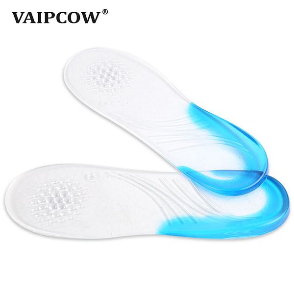 Soletta per scarpe sportive morbide in gel antiscivolo in silicone Soletta ortopedica positiva per gamba o-gambe Soletta massaggiante per assorbimento degli urti