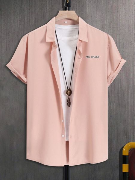 

extended sizes men letter graphic shirt without tee 00yq#, White;black