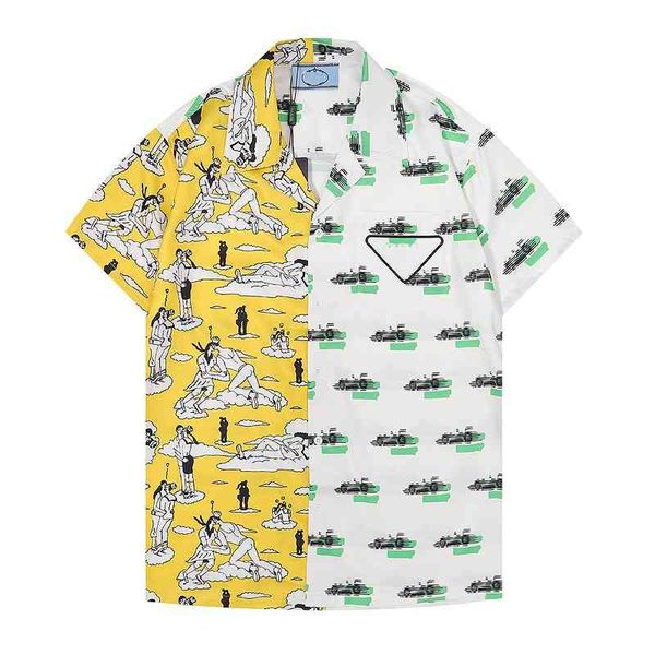 

men's casual vintage chequered shirts short sve summer hawaiian bowling shirt ny fit various pattern cloth cardigan blouse classic plai, White;black