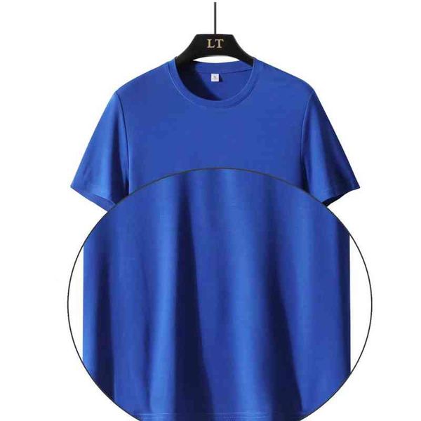 

men's t-shirts and women's t-shirt summer cool ice silk cotton crew neck quick dry breathable anti-shrink anti-pilling tees, White;black