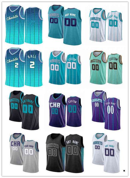 

75th custom jersey charlotte''hornets''men women youth 11 cody martin 24 mason plumlee 14 nick richards 10 ish smith bas, Black