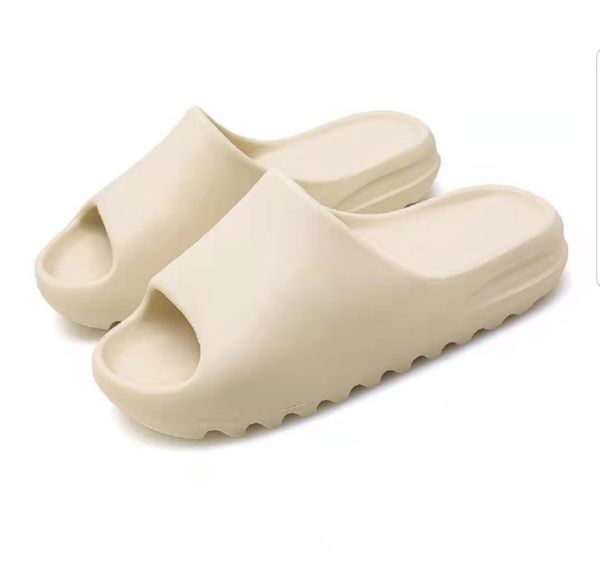 

men slides lightweight cool beach slippers slide bone fish mouth flip flops women sandals soft eva sneakers couple 35-46#, Black