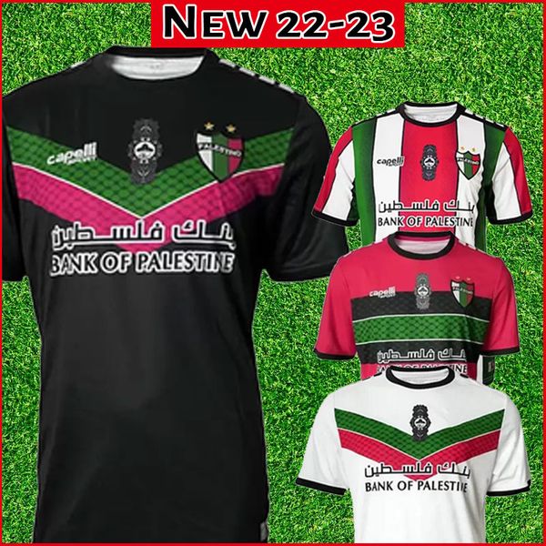 

2022/2023 customized soccer jersey palestino deportivo 6 orres 22 cutierrez 13 cortes 7 rosende home away 9 campos man's kids kit footb, Black;yellow