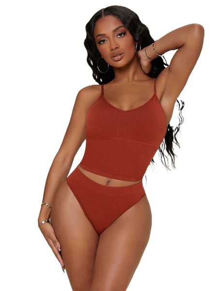 

plain lingerie set 24r4#, Black;red