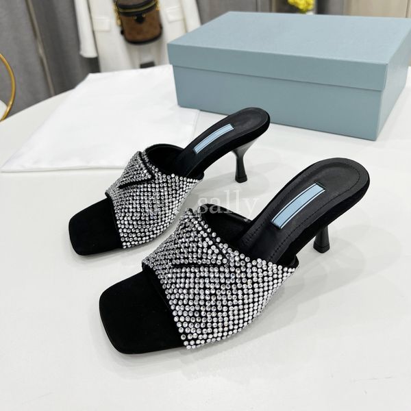 

full rhinestone party shoes women genuine leather bottom shoes summer high heel sandal outdoor durable sandals