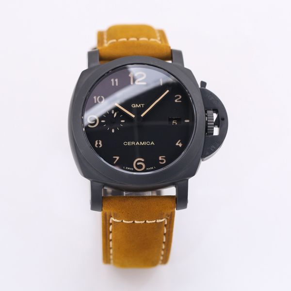 

men watch super vsf watches eta 9001 movement automatic machine limited edition 0441 model ceramic sapphire mirror waterproof 5atm luminous, Slivery;brown