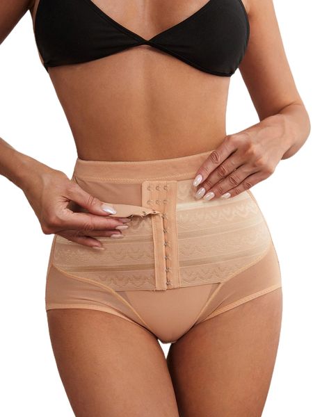 

plain front close shapewear shorts s1yk#, Black;red