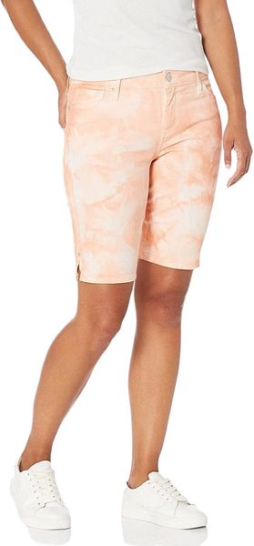 

vanderbilt women's mid rise feminine cut bermuda short w86n#, White;black