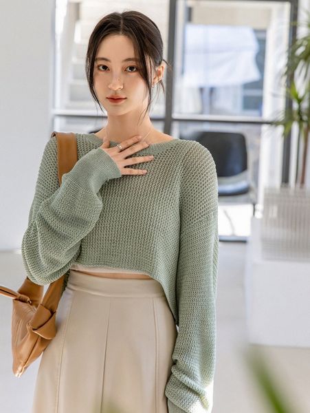 

dazy-less solid drop shoulder high low hem sweater o1xi#, White;black