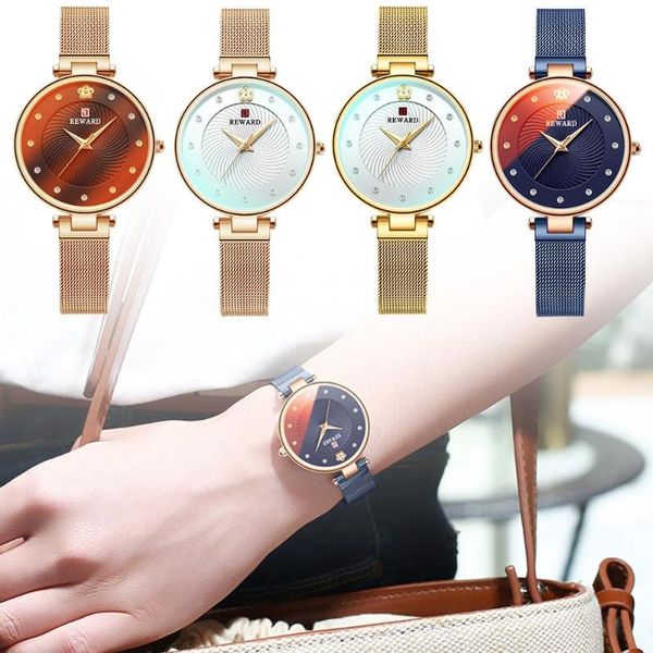 

wristwatches luxury women watches ladies rose gold bracelet watch womens quartz dress wristwatch feminino bayan kol saati 30e, Slivery;brown